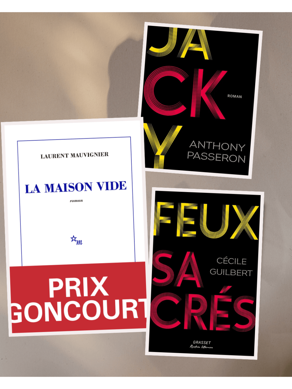 Trois titres de la rentrée littéraire&nbsp;2025